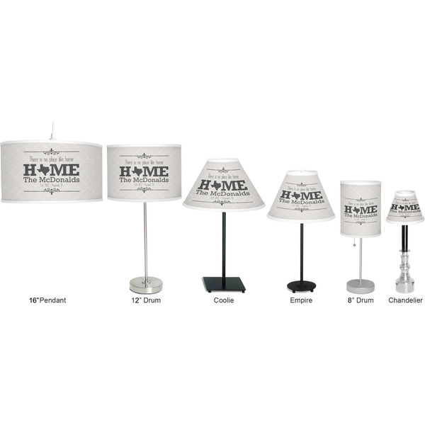 Home State Lamp Full View Size Comparison
