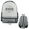 Home State Large Backpack - Gray - Front & Back View