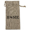 Home State Large Burlap Gift Bag - Front