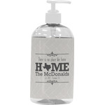 Home State Plastic Soap / Lotion Dispenser (16 oz - Large - White) (Personalized)