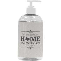Home State Plastic Soap / Lotion Dispenser (16 oz - Large - White) (Personalized)