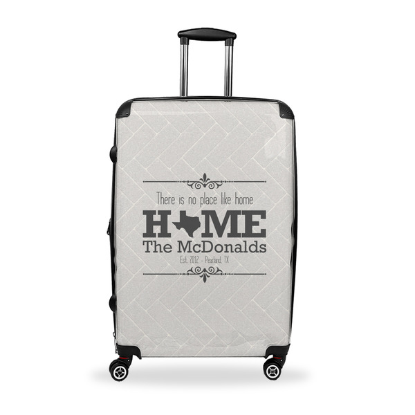 Custom Home State Suitcase - 28" Large - Checked w/ Name or Text