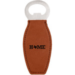 Home State Leatherette Bottle Opener - Double Sided (Personalized)