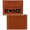 Home State Leather Business Card Holder Front Back Single Sided - Apvl
