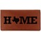 Home State Leatherette Checkbook Holder - Single Sided (Personalized)