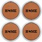 Home State Leather Coaster Set of 4