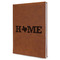 Home State Leather Sketchbook - Large - Double Sided - Angled View