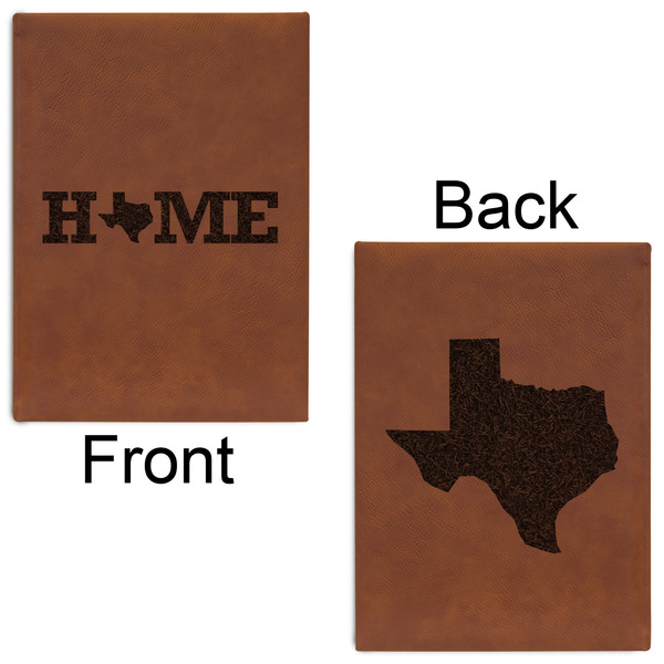 Home State Leatherette Journals - Large - Double Sided - Front & Back View