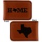 Home State Leatherette Magnetic Money Clip - Front and Back