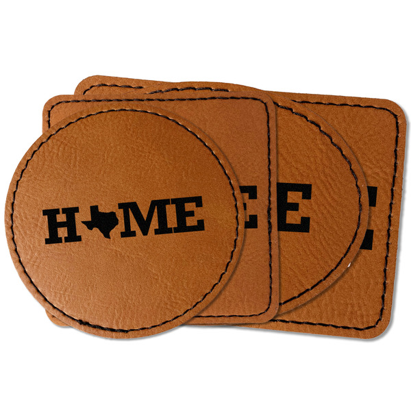 Custom Home State Faux Leather Iron On Patch (Personalized)