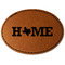 Home State Leatherette Patches - Oval