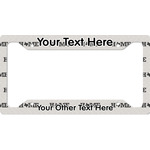 Home State License Plate Frame - Style A (Personalized)