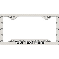Home State License Plate Frame - Style C (Personalized)
