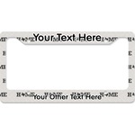 Home State License Plate Frame - Style B (Personalized)