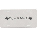 Home State Front License Plate (Personalized)