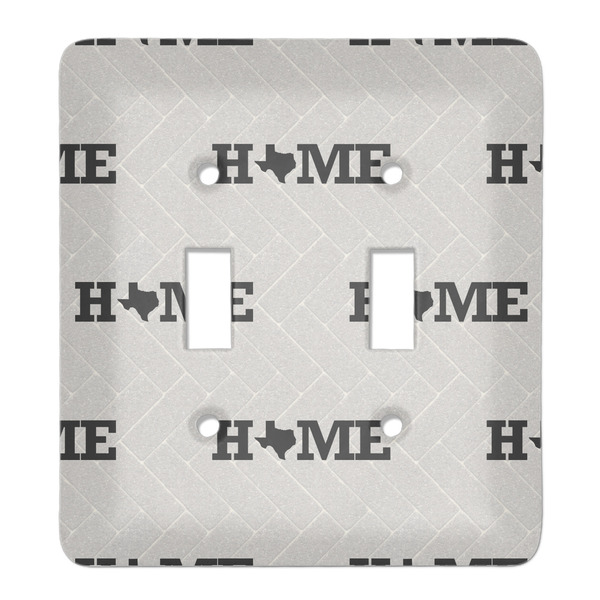 Custom Home State Light Switch Cover (2 Toggle Plate)