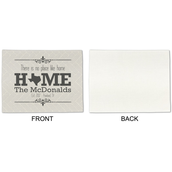 Home State Linen Placemat - APPROVAL Single (single sided)