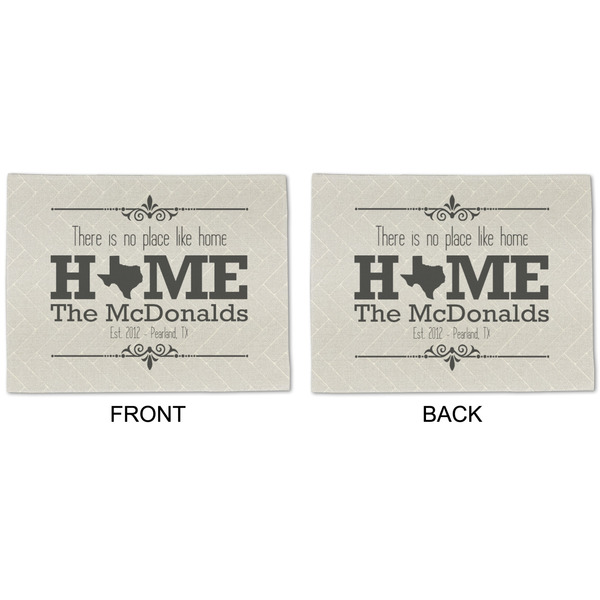 Home State Linen Placemat - APPROVAL (double sided)