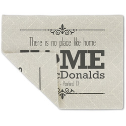 Home State Double-Sided Linen Placemat - Single w/ Name or Text