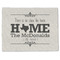 Home State Single-Sided Linen Placemat - Single w/ Name or Text