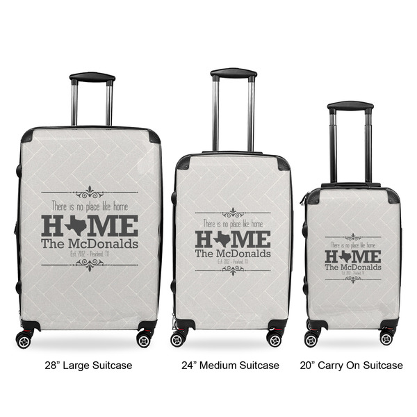 Home State Luggage Bags all sizes - With Handle