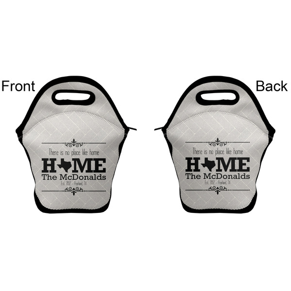 Home State Lunch Bag - Front and Back