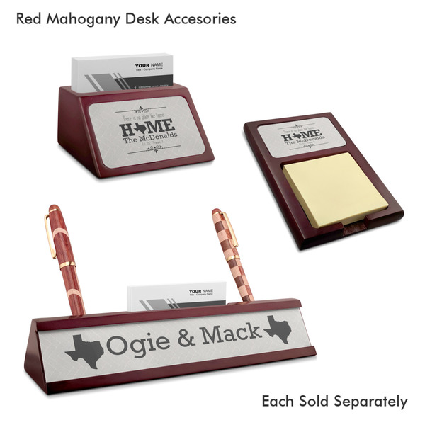 Home State Mahogany Desk Accessories
