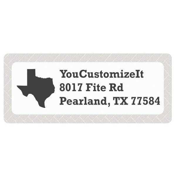 Custom Home State Return Address Labels (Personalized)