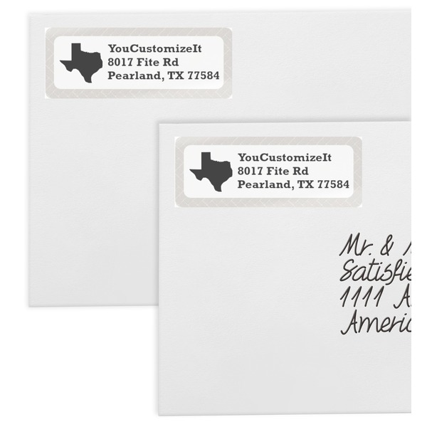 Home State Mailing Labels - Double Stack Close Up