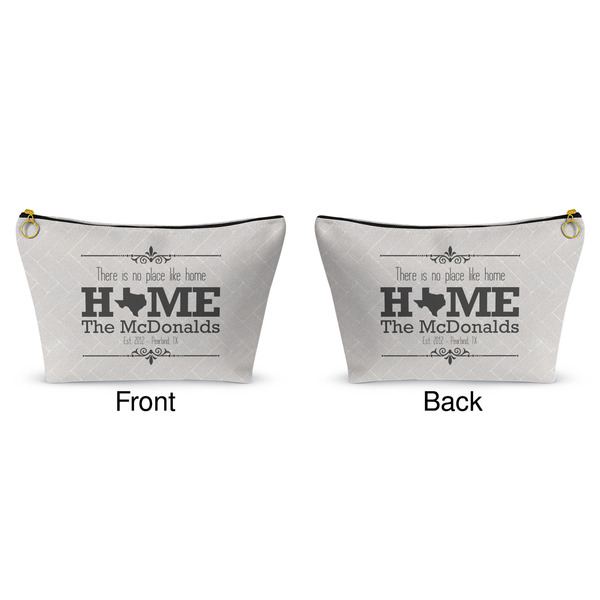 Home State Makeup Bag (Front and Back)