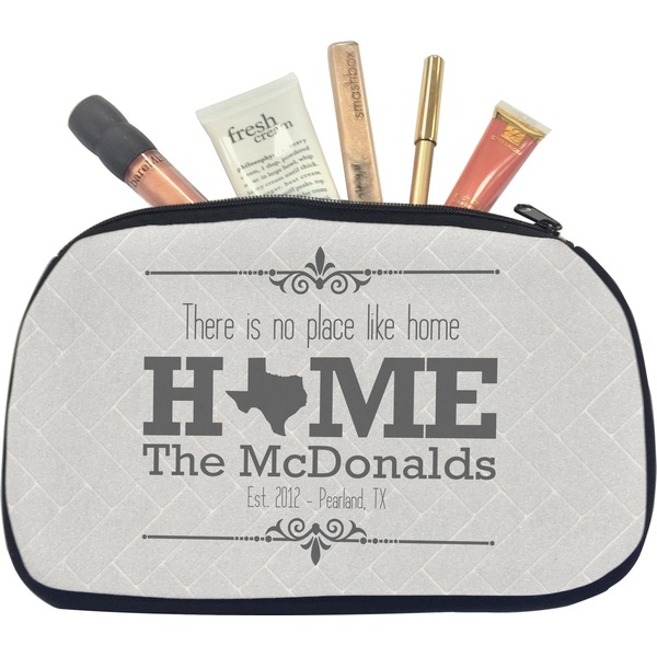 Custom Home State Makeup / Cosmetic Bag - Medium (Personalized)