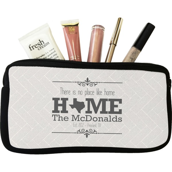 Custom Home State Makeup / Cosmetic Bag (Personalized)