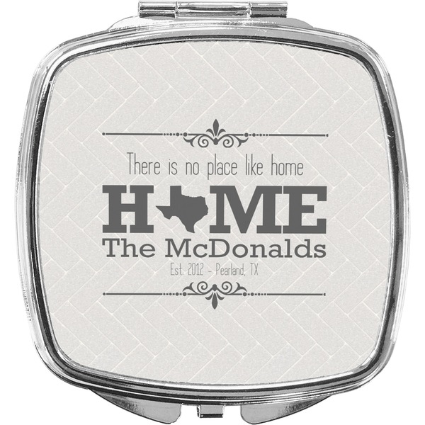 Custom Home State Compact Makeup Mirror (Personalized)