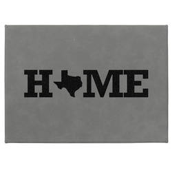 Home State Medium Gift Box w/ Engraved Leather Lid (Personalized)