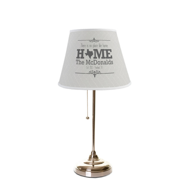 Home State Poly Film Empire Lampshade - On Stand