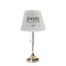 Home State Poly Film Empire Lampshade - On Stand