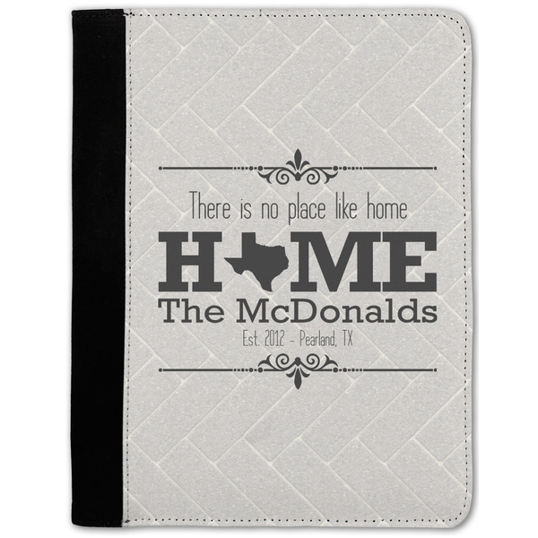 Custom Home State Notebook Padfolio - Medium w/ Name or Text