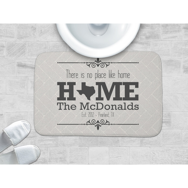 Home State Memory Foam Bath Mat - LIFESTYLE 34x21