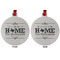 Home State Metal Ball Ornament - Front and Back