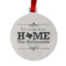 Home State Metal Ball Ornament - Front