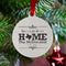 Home State Metal Ball Ornament - Lifestyle