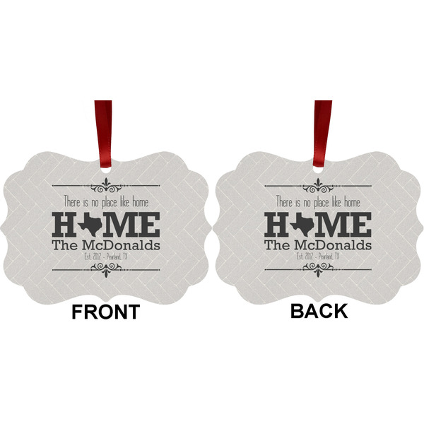 Home State Metal Benilux Ornament - Front and Back (APPROVAL)