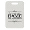 Home State Metal Luggage Tag - Front Without Strap