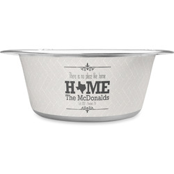 Home State Stainless Steel Dog Bowl (Personalized)