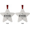 Home State Metal Star Ornament - Front and Back