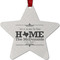 Home State Metal Star Ornament - Front