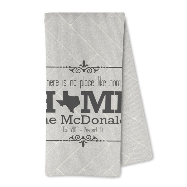Custom Home State Kitchen Towel - Microfiber (Personalized)