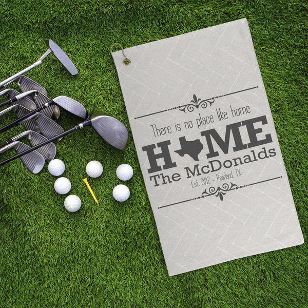 Home State Microfiber Golf Towels - LIFESTYLE