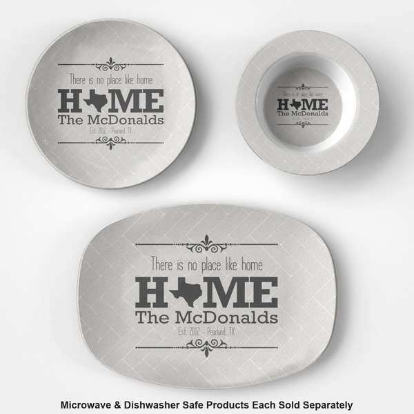 Home State Microwave & Dishwasher Safe CP Plastic Dishware - Group