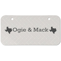 Home State Mini/Bicycle License Plate (2 Holes) (Personalized)